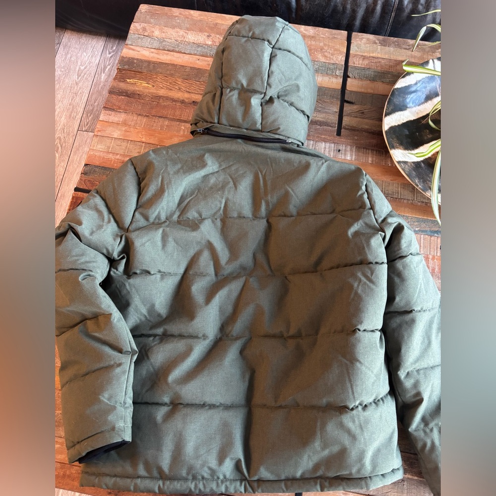 Jack & Jones Dark Green Puffer Jacket size XXL FITS XL - Picture 6 of 6